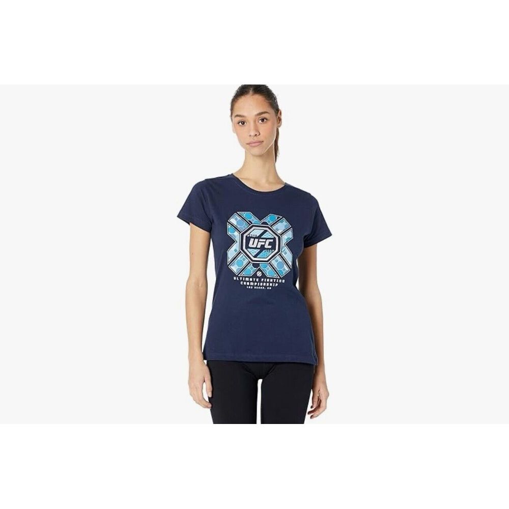 UFC Navy Weight Tee Women T Shirts (Size:‎ Medium) NWT